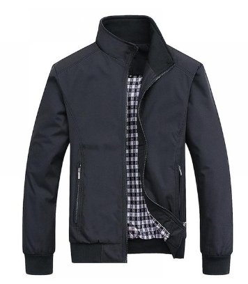 Chaqueta Bomber Ajustada Para Hombre