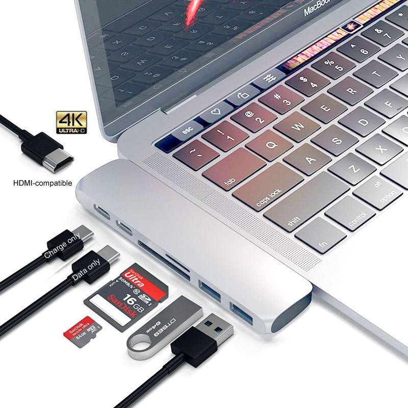 DockPro™ - Dock Multifuncional 7 en 1 para Macbook Pro/Air