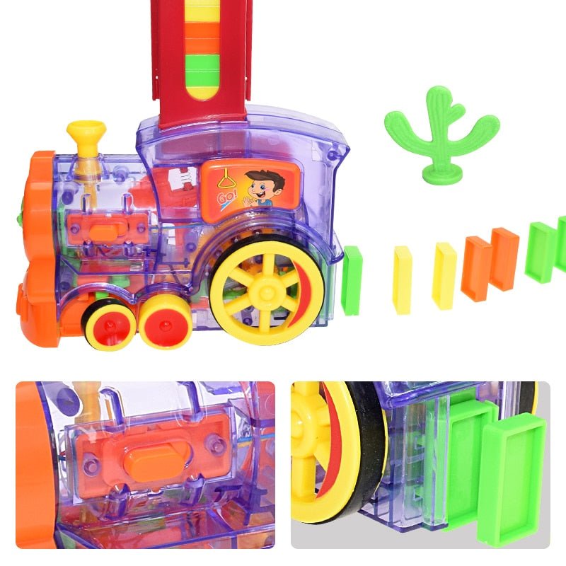 DomiTren™ - Tren Dominó Automático Para Niños