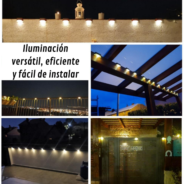 LightDeck™ - Luces Solares LED Impermeables