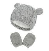 Gorro con Guantes Para Bebés