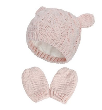 Gorro con Guantes Para Bebés