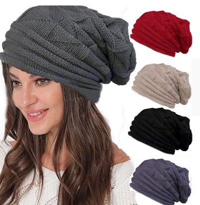 Gorro Holgado De Punto Para Mujer