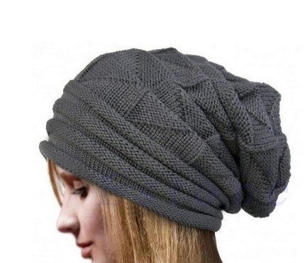 Gorro Holgado De Punto Para Mujer