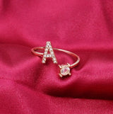 LetterRing™ - Anillo Elegante Con Inicial Personalizado