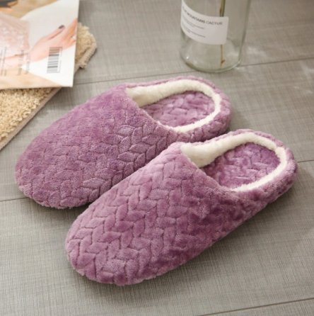 WarmSlip - Pantuflas Abrigadoras de Polar Otoño Invierno - Globo Mercado