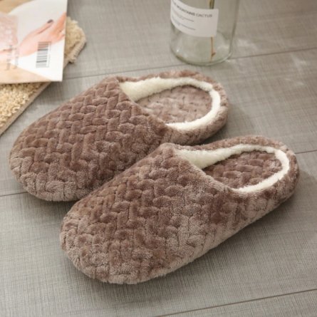 WarmSlip - Pantuflas Abrigadoras de Polar Otoño Invierno - Globo Mercado